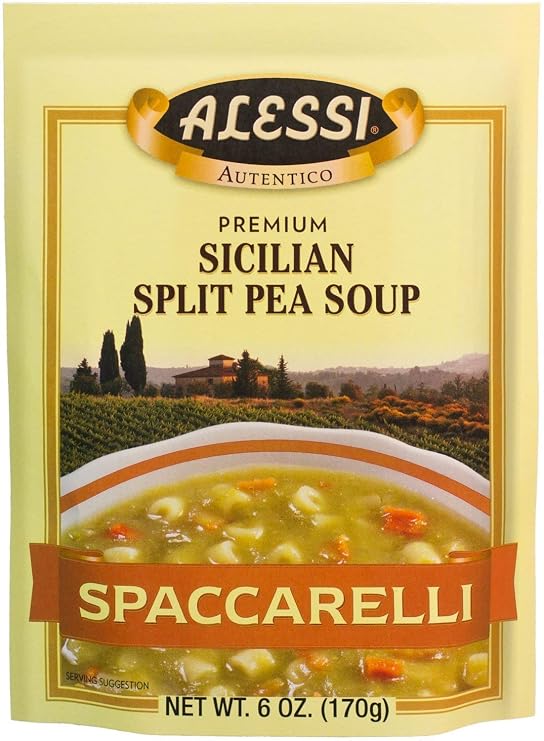 Alessi Split Pea Soup, 6 Ounce