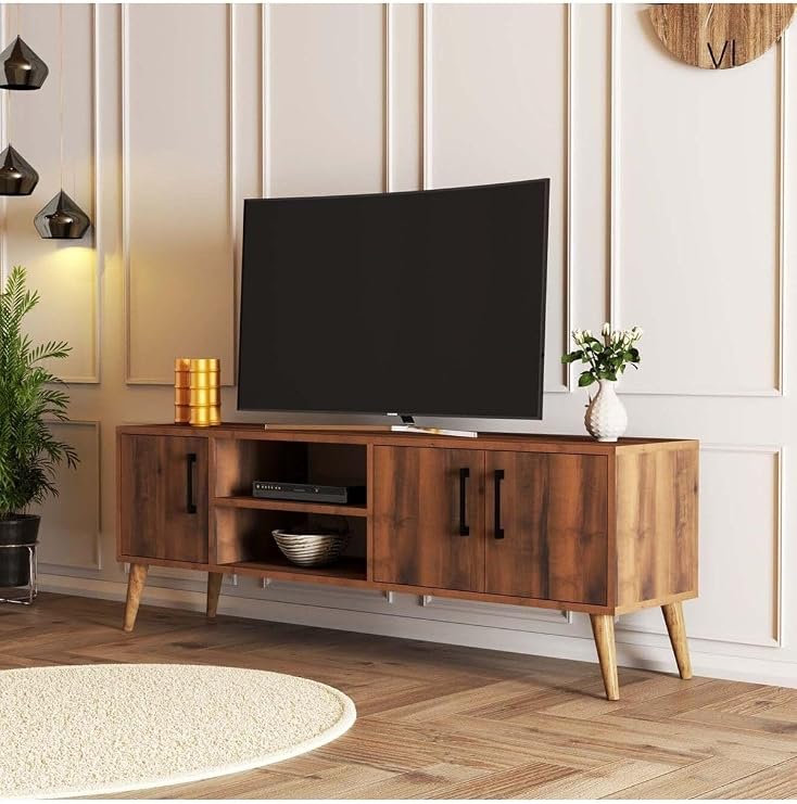 Mezza 1582 Exxen 150 Cm (Wooden Foot) TV Unit Line