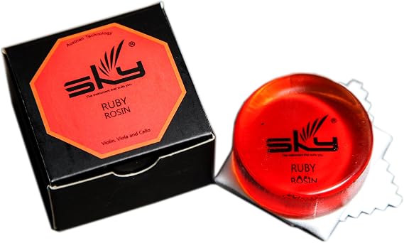 SKY Ruby Rosin For Violin Viola Cello Transparent Red Clear Color