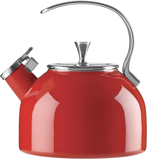 kate spade new york Make It Pop Kettle, Red