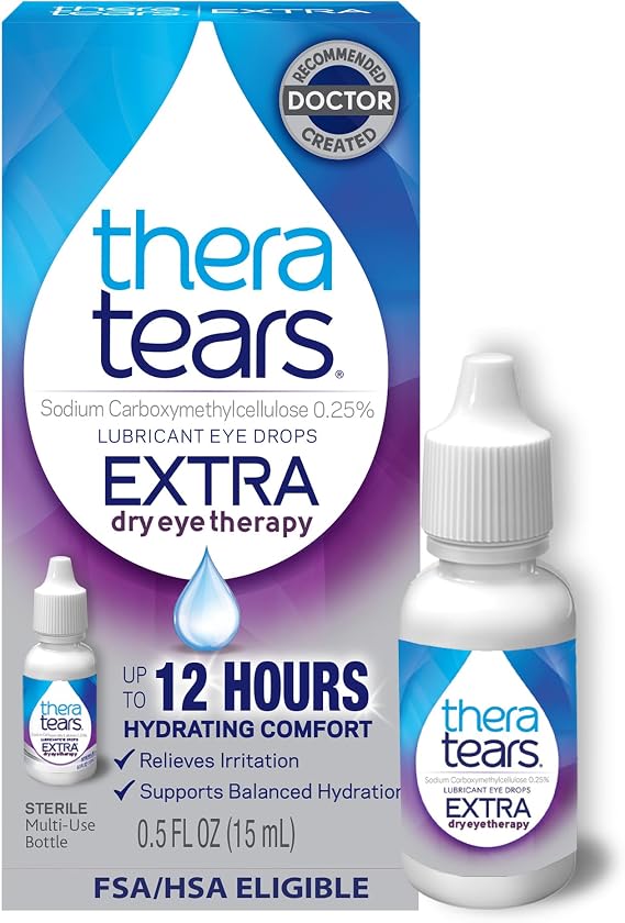 TheraTears Extra Dry Eye Drops, Lubricating, 0.5 Fl Oz