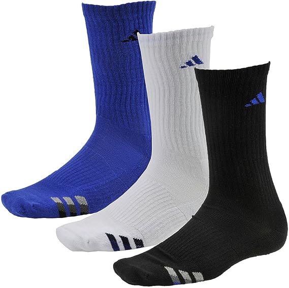 adidas Men's Cushioned Crew Socks (3-Pair)