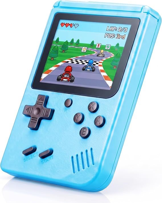 Retro Handheld Game Console, Built-in 400 Classic Video Games, Portable Mini Video Gaming Emulator with 3.0" IPS Screen and Rechargeable Battery, Retro Gaming Device Player