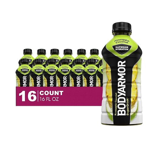 BodyArmor 16-Pack of Pineapple Coconut Sports Drink Potassium-Packed Electrolytes 16 fl oz Plastic Bottle