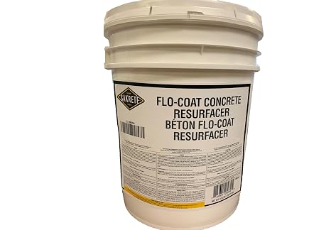 Sakrete Concrete Resurfacer, Pail, Gray, Flo-Coat Concrete Resurfacer 120034-1 Each