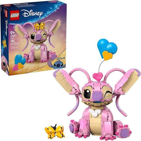 LEGO Disney Angel Lilo & Stitch Kids Toy - Room Decor and Building Set for Girls and Boys, Ages 9+ Birthday Gift Idea for Young Fans Who Love Stitch Stuff and Learning Toys - 43257