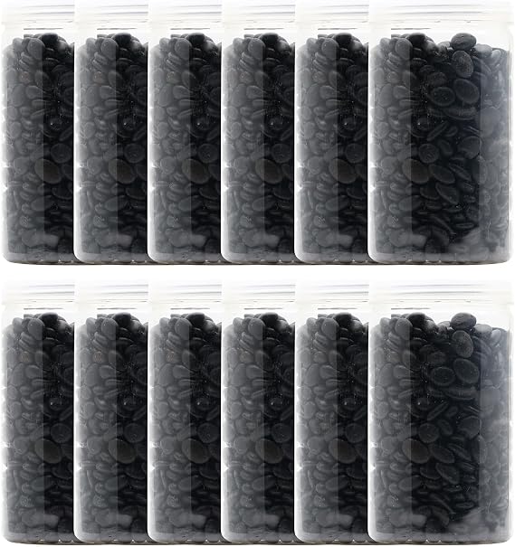 Ashland Black River Pebbles, 12 Pack