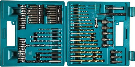 Makita B-49373 punching and screw-bit, 18V, Blue, Set 75pcs
