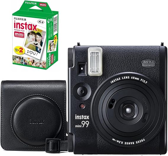 Instax Fujifilm Mini 99 Camera+hanger+battery+20 movies+Bag