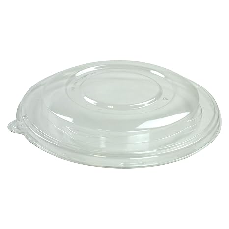 Sabert Clear High Dome Lid for 24, 32, 48 oz Round Pulp Bowls, 300 Count