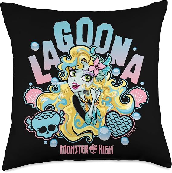 Monster High - Lagoona Blue Throw Pillow