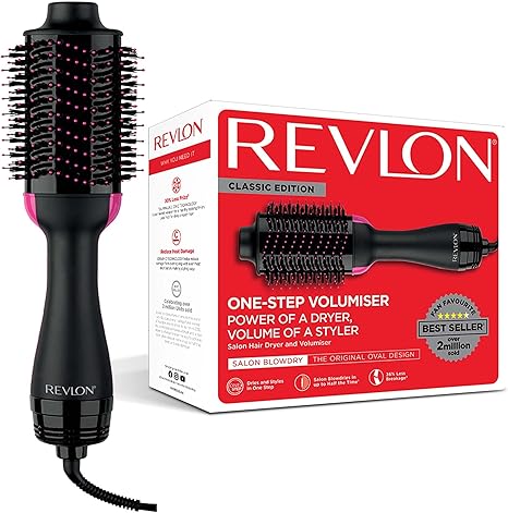 Revlon RVDR5222 Salon One-Step Warm Air and Volume Brush One-step ion and ceramic technology medium to long hair