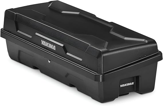 Yakima Hard Shell Cargo Box, Vehicle Rooftop Travel & Storage Gear Case, Carrier for Cartop or Truck Bed, 10 Cubic Feet, DeepSpace 10, Black