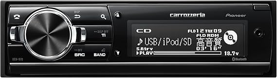 Carrozzeria Pioneer DEH-970 Car Audio 1DIN CD, USB, Bluetooth, SD