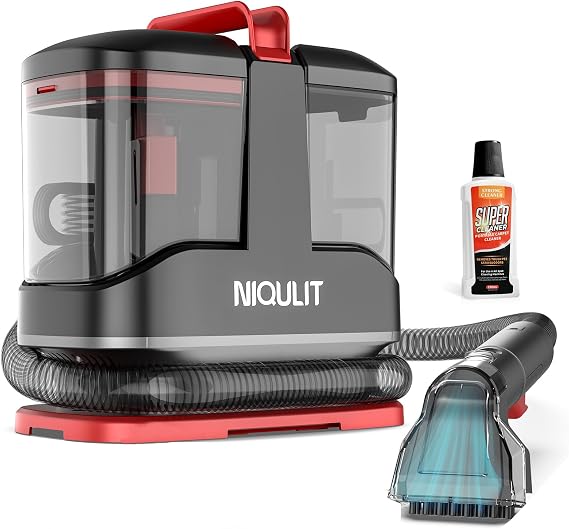 Portable Carpet Cleaner for Spot Cleaning, 15Kpa Strong Suction Upholstery & Rug Cleaner