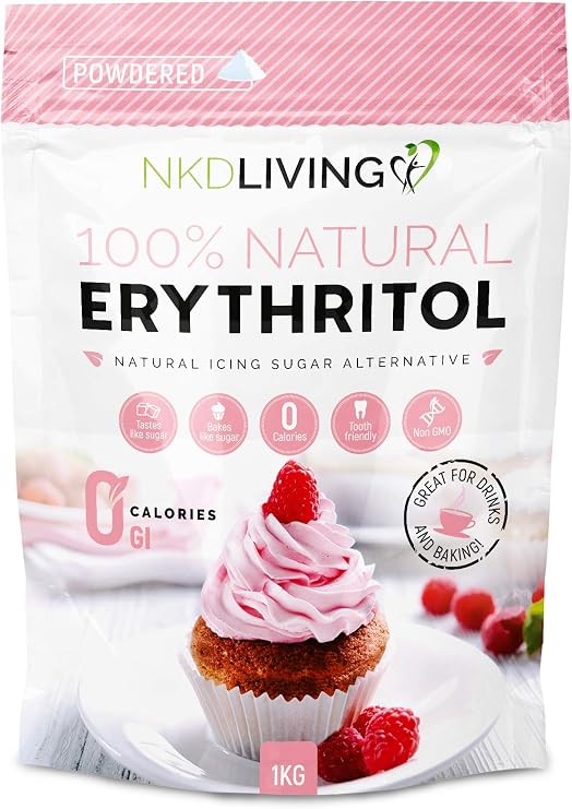 100% Natural Powdered Erythritol Zero Calorie Icing Sugar - 2kg