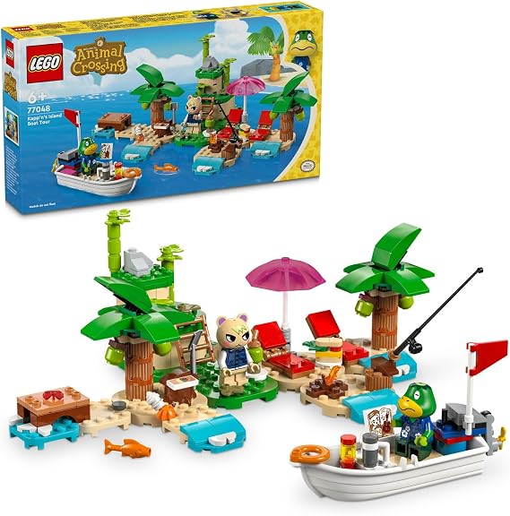 LEGO® Animal Crossing™ Kapp'n Ada Tekne Turunda 77048-6 Yaş ve Üzeri Çocuklar için Yaratıcı Oyuncak Yapım Seti (233 Parça)