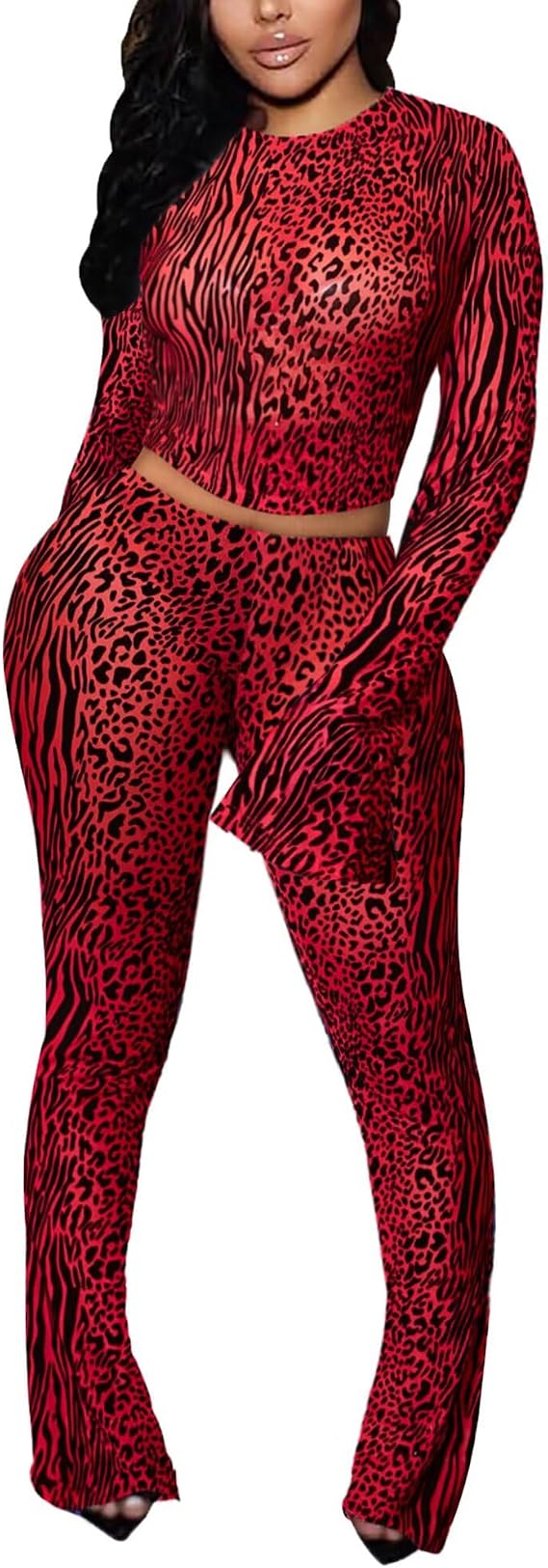 Kafiloe Club Outfits for Women Sexy 2 Piece Sets Going Out Party Clubwear