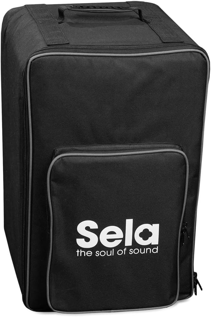 SE 090 Standard Cajon RucksackBackpackBag with Padded Shoulder Straps, Black SE090