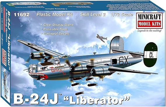 Minicraft B-24J Liberator 1/72 Scale Model Kit