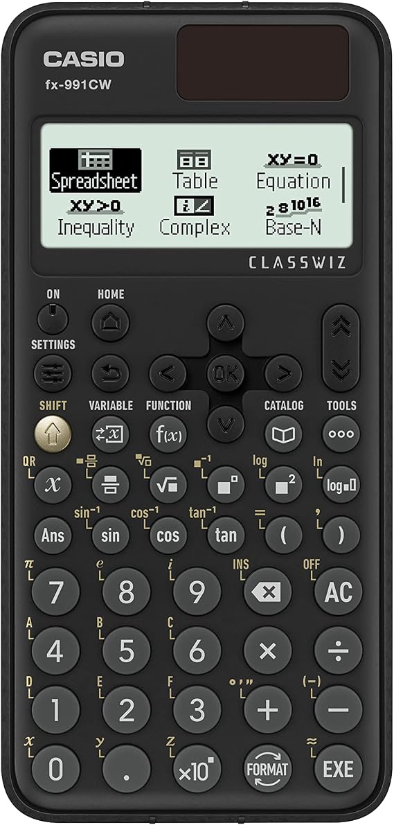 CASIO FX-991CW Advanced Scientific Calculator, Black, S