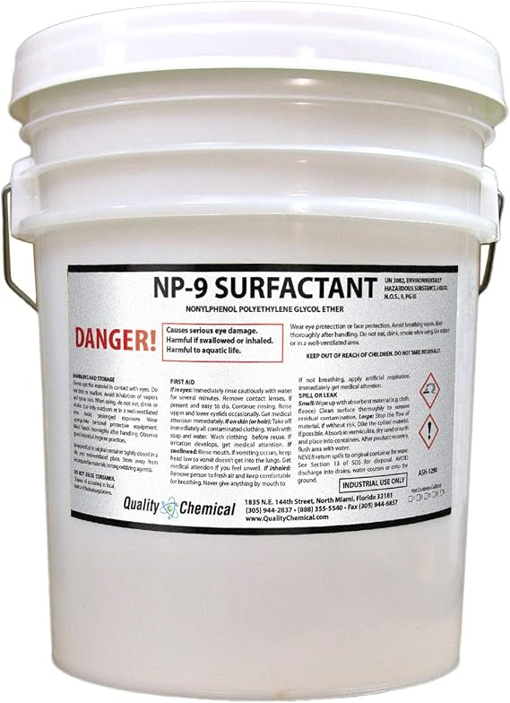 Polyoxyethylene nonylphenol (NP-9) Surfactant-5 gallon pail