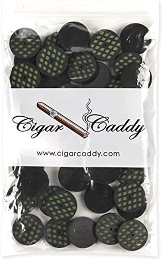 Cigar Caddy Mini Round Foam Disk Humidifier