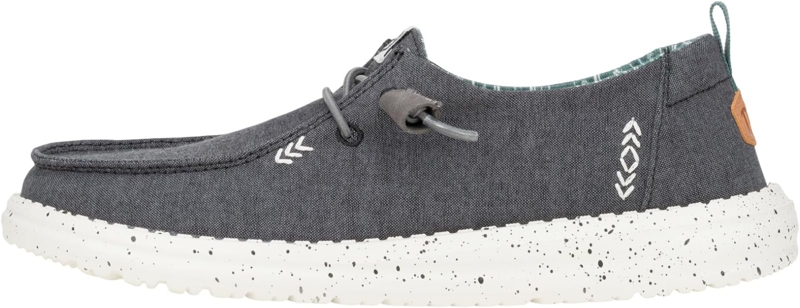 HEYDUDE Women's Wendy Chambray Slip On Loafer | Textile Upper