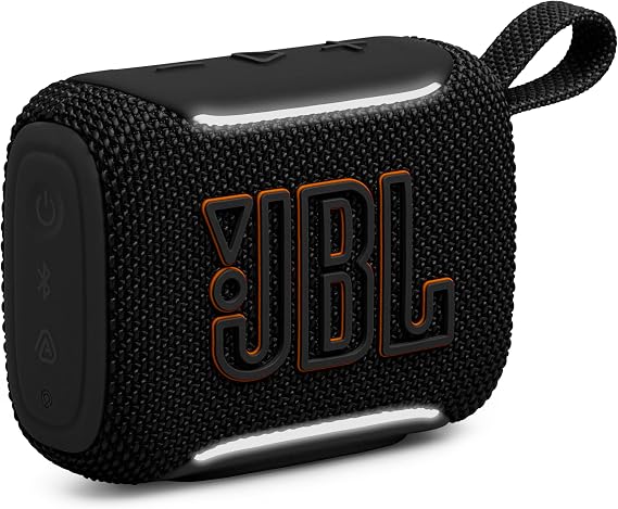 JBL Go 5 Portable Bluetooth Speaker, Waterproof and Dustproof - Black