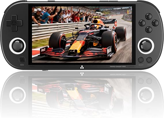 TRIMUI Smart Pro Handheld Game Console,5000mAh Built-in 64G with 10000 games,Linux System,5- inch IPS High-Definition Screen,RGB Dual Joystick Design