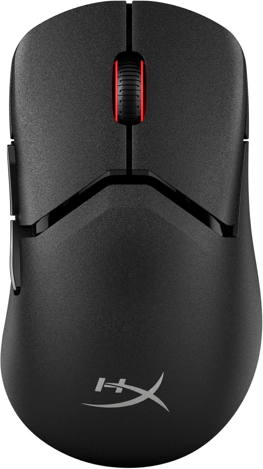 HyperX Pulsefire Saga Pro Wireless Gaming Mouse | Modular Shell Design | Pro-Grade 4k Polling Rate | Lightweight| Long battery life Optical Switches | Black