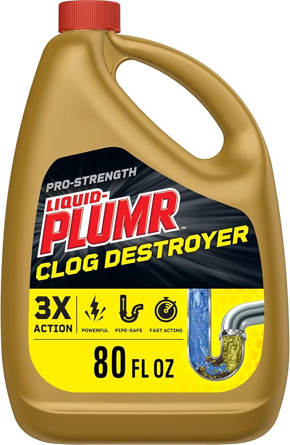 Liquid-Plumr Pro-Strength Clog Destroyer, 80 fl. Oz.