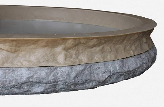 Chiseled Edge Concrete Countertop Edge Form Liner, 10'L (120") x 2.5"W x 2"D