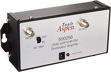 Eagle EASDISTAMP25GX 500256 Distamp 25GX 25dB Distribution Amplifier,SILVER