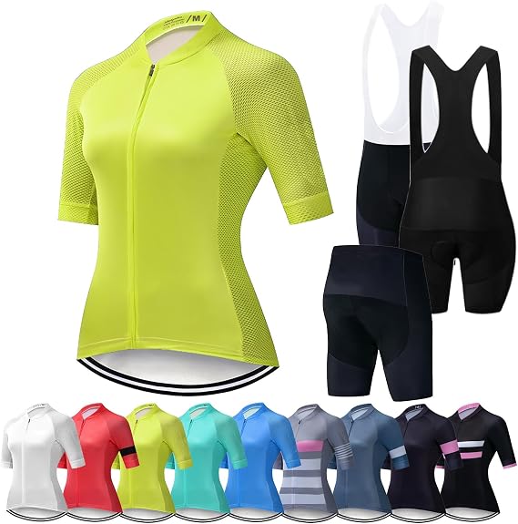 Personalised Cycling Jersey Customised Womens Short Sleeve Quick Dry MTB Top with Team Name Logo(C)