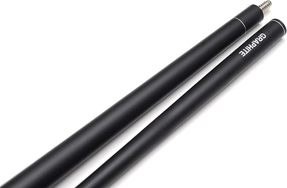 58" Two-Piece Graphite Fiberglass Composite Billiard Pool Cue Stick