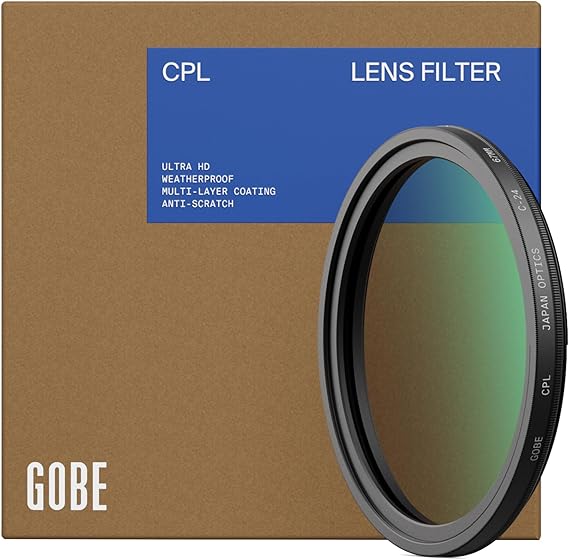 Gobe 58mm Circular Polarizing (CPL) Lens Filter