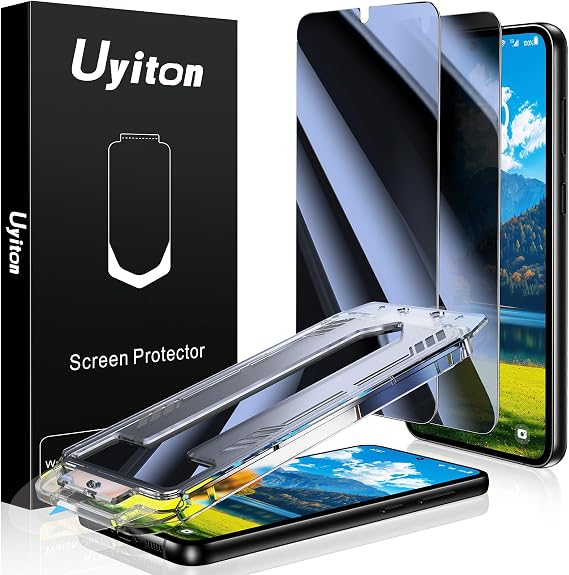 Uyiton for Samsung Galaxy S23 Plus Privacy Screen Protector - 2 Pack