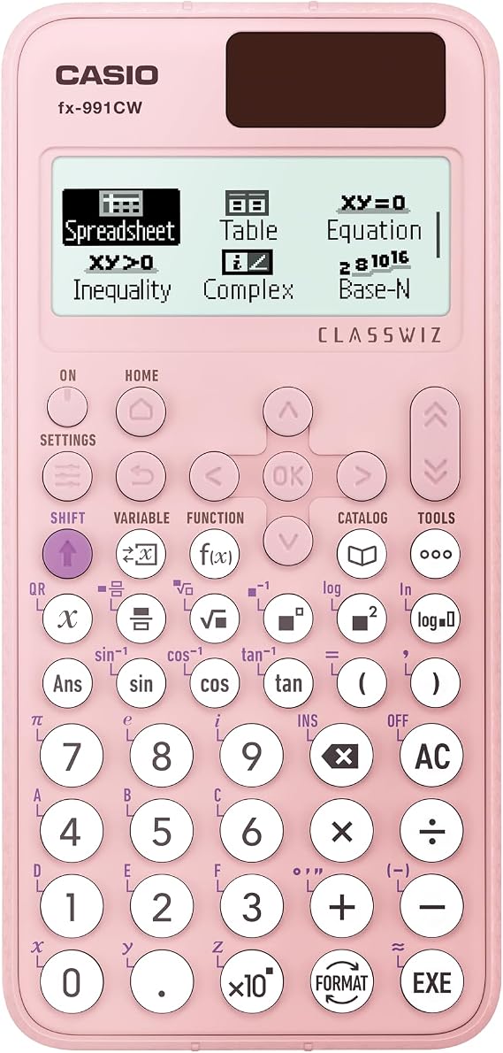 Casio ClassWiz Standard Scientific Calculator FX-991CW-PK-W-DT