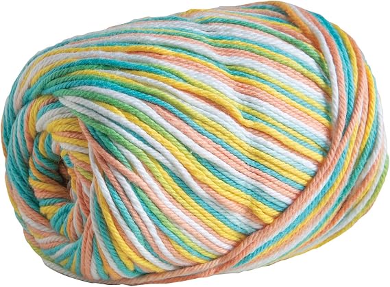 Knit Picks Dishie Multi Worsted Weight 100% Cotton Yarn for Crocheting