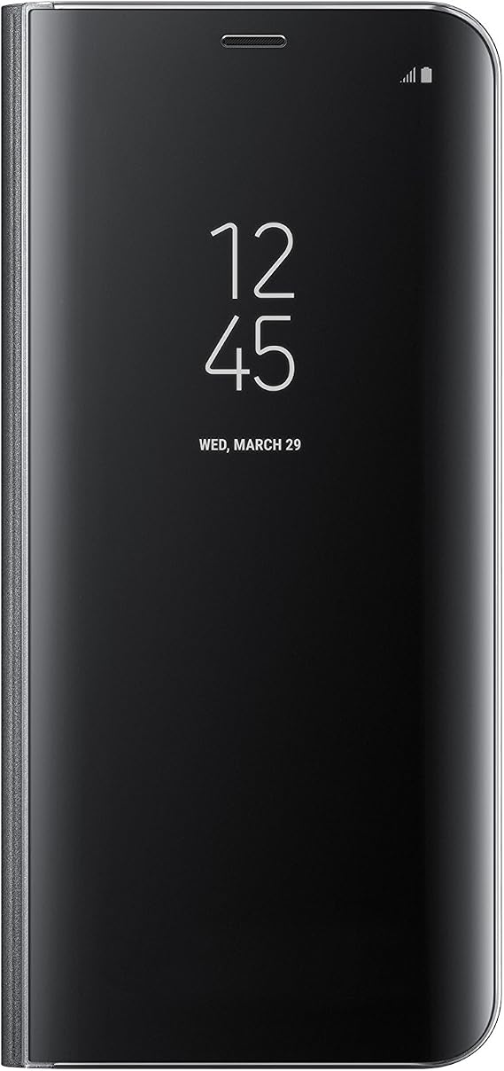 Samsung EF-ZG955CBEGUS S-View Flip Cover with Kickstand, Black , for Galaxy S8+ only