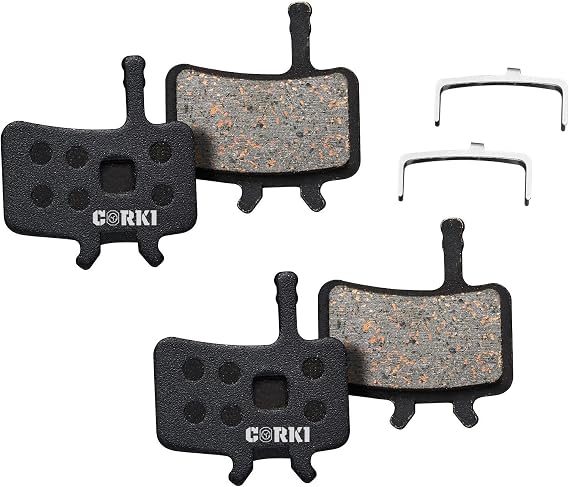 2 Pairs Bicycle Disc Brake Pads for Avid BB7 Juicy 3 5 7 (Resin,Semi-Metallic,Sintered Metal)