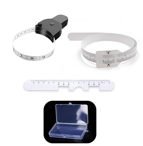 3PCs Body Tape Measure Set - Flexible Soft Measuring Tape for Body, Arm, Head Circumference & PD Measurement | Muscle Tracking, Weight Loss & Baby Care | Portable Hanging Case (Fitness & Home Use)
