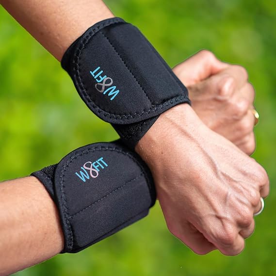 W8FIT Adjustable Wrist Weights 1 LB PAIR (1/2 lb each)
