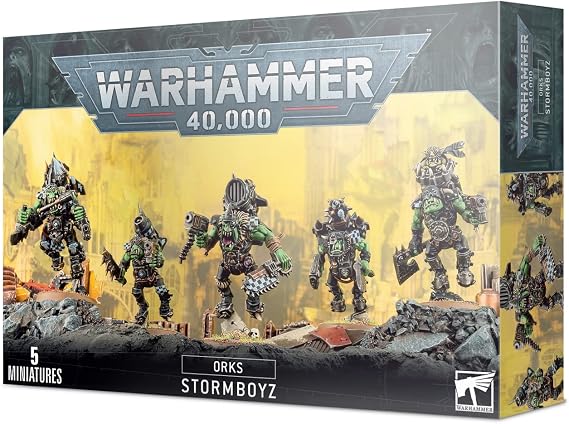 Games Workshop Warhammer+40k+-+Orks+Stormboyz+%282018%29, Black Age 14+