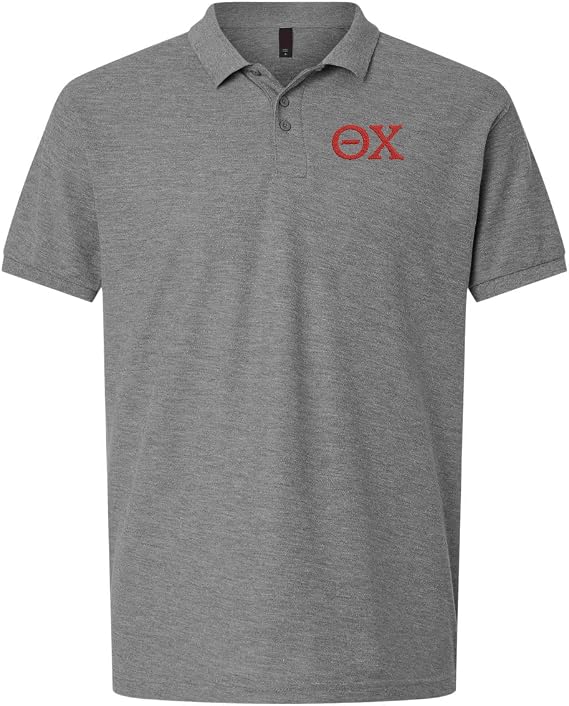 Mega Greek Mens Theta Chi Polo Shirt