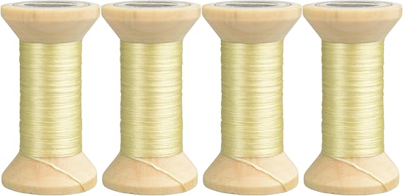 Embroidery Thread 100% Mulberry Silk Hand Dyed Embroidery Thread 4 Spools of 22 Meters (17-2)