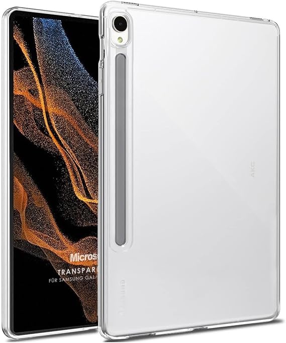 Microsonic Samsung Galaxy Tab S9 FE için Kılıf Transparent Soft Şeffaf [Galaxy Tab S9 FE ile Uyumlu Kılıf - Şeffaf]