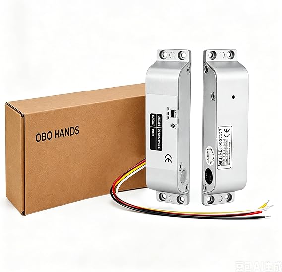 Fail Safe Electric Drop Bolt Lock DC12V for Door Access Control Security Lock Door (X Bolt Lock)