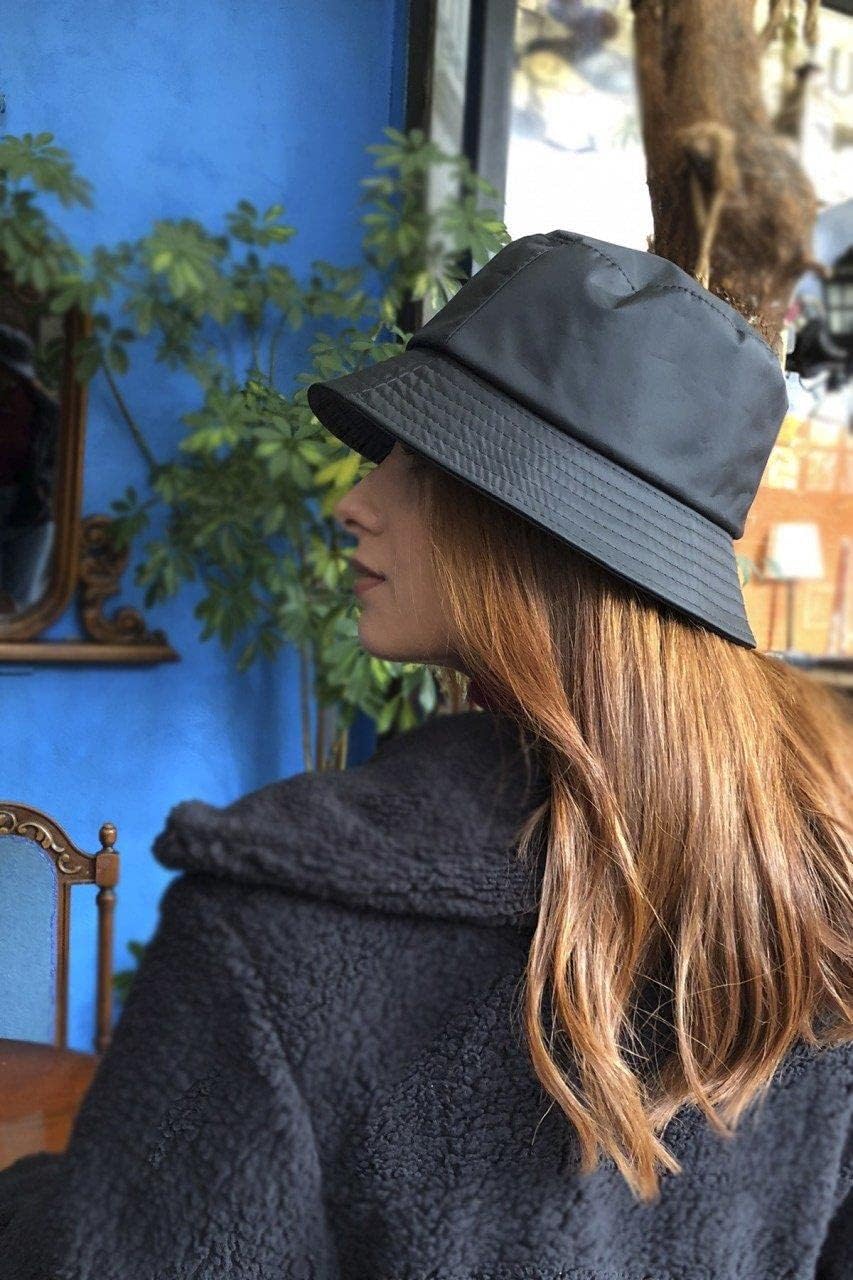 Waterproof Black Rain Hat